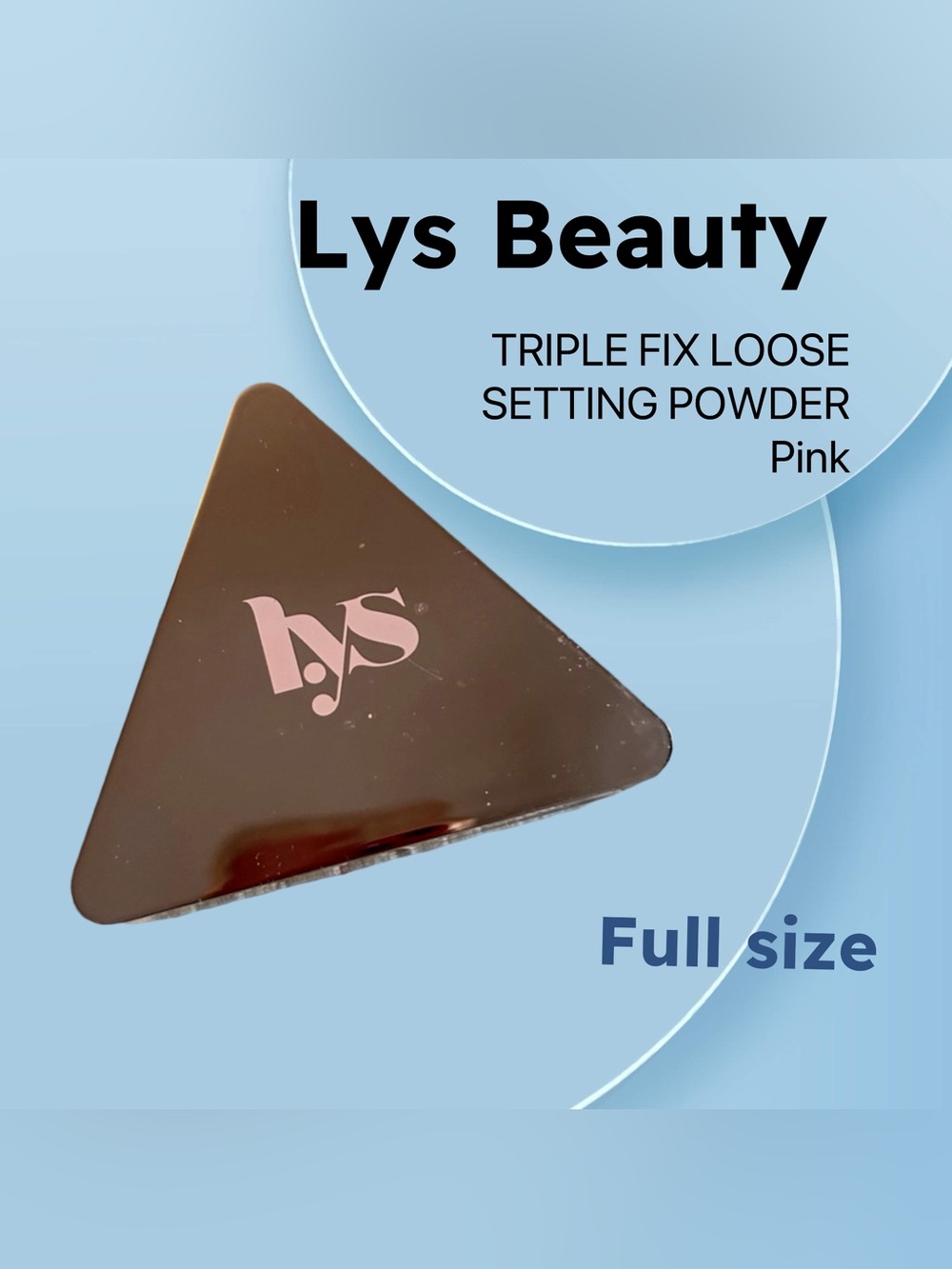 🇺🇸🆕NWOB LYS |FULL| New Classic Pink TRIPLE FIX LOOSE SETTING POWDER